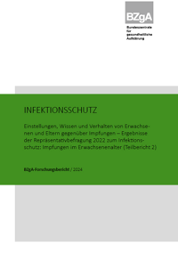 Titelseite der Studie: Infektionsschutz 2022 - Teilbericht 2