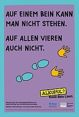 Alkohol? Kenn dein Limit.
Anzeigenmotiv 2017