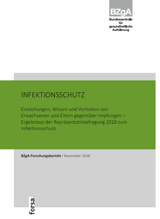 Titelseite der Studie "Infektionsschutz" 2018