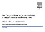 Titelblatt "Die Drogenaffinität Jugendlicher in der Bundesrepublik Deutschland 2008"