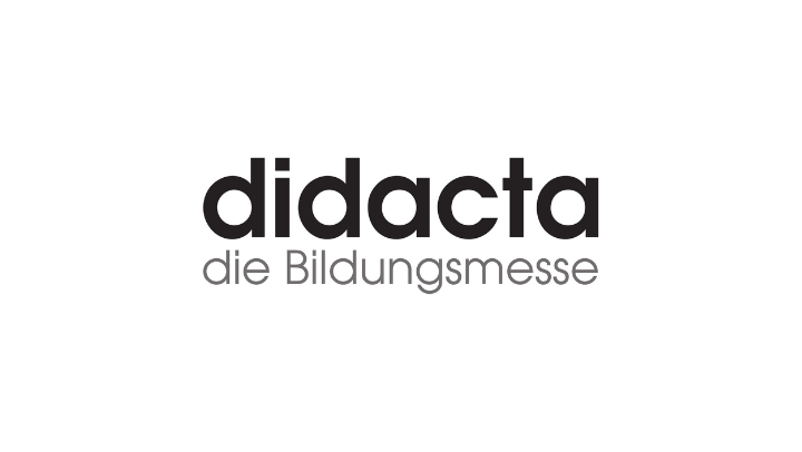 Logo der Bildungsmesse "Didacta". Schriftzug "Didacta. Die Bildungsmesse"